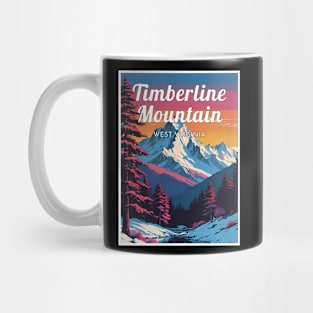 Timberline Mountain ski West Virginia USA Mug